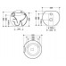 Напольный унитаз черный Disegno Ceramica Sfera  550-C-P G6