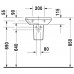 Раковина 45 см Duravit DuraStyle 0708450000