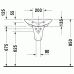Раковина Duravit PuraVida 072050