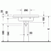 Прямоугольная раковина Duravit Starck 3 0304800000