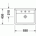 Прямоугольная раковина Duravit Starck 3 0300550000