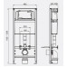 Инсталляция для подвесного унитаза Wisa Carre WC Front