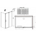 Душевой уголок Radaway Espera Mirror 380130-71R+380149-01R