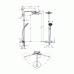 Душевая стойка Hansgrohe Raindance Select S 240 2jet 27129000 Showerpipe