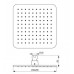 Верхний душ Ideal Standard Idealrain Cube B0024AA