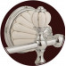 Планка с тремя крючками Migliore Olivia ML.OLV-60.639BP.CR