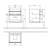 Тумба под раковину 60 см Villeroy & Boch Venticello A92301DH