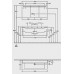 Тумба под раковину Villeroy & Boch Subway 2.0 A698 00 DH белый глянцевый