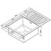 Мойка для кухни ZorG Inox Glass GL-7851-WHITE-BRONZE
