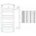 Полотенцесушитель водяной Grota EcoCalma 630x1500, матовый