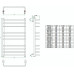 Полотенцесушитель водяной Grota EcoForte 480x1500, полированный