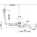 Слив-перелив Duravit 790293 00 0 00 1000, хром 