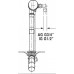 Слив-перелив Duravit 791200 00 0 00 1000 с наполнением, хром