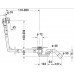 Слив-перелив Duravit 791200 00 0 00 1000 с наполнением, хром