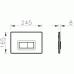 Смывная клавиша Vitra Loop 740-0686 матовый хром