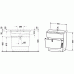 Тумба под раковину Duravit Esplanade ES 9051 56