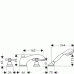 Смеситель Axor Carlton 17444000 на край ванны на 4 отверстия