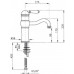 Смеситель для раковины Nicolazzi  El Capitan 3471CR75