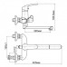 Смеситель Aquanet Bath&Basin SD91539A для ванны с душем