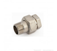 Американка никель 1 1/4" г/ш GF c прокладкой