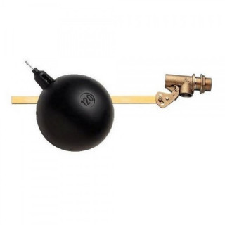Поплавковый клапан REMER 1 1/4" с регулируемой латунной штангой RR178