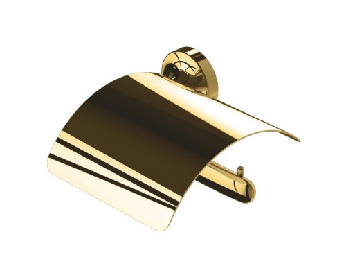 Держатель туалетной бумаги с крышкой Geesa Tone Gold 917308-04-R