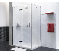 Душевой уголок WasserKraft Aller Black Matt 10H 120x80 см