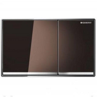 Клавиша смыва Geberit Omega 60 115.081.SQ.1 цвет умбра