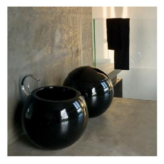 Напольный унитаз черный Disegno Ceramica Sfera  550-C-P G6