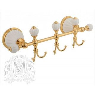Планка с тремя крючками Migliore Olivia ML.OLV-60.639Bl.DO