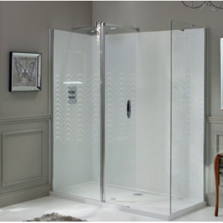 Распашная дверь с неподвижным сегментом для варианта Walk-In Huppe Laura Ashley