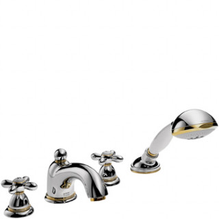 Смеситель Axor Carlton 17444000 на край ванны на 4 отверстия