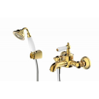 Смеситель Bravat Art F675109U-B для ванны с душем, бронза