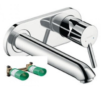 Смеситель Hansgrohe Talis S2 31611000 + 13622180 для раковины