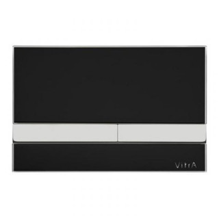 Смывная клавиша Vitra Select 740-1101 черное стекло