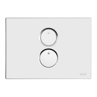 Смывная клавиша Vitra Twin 740-0280 хром