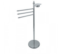 Стойка напольная, мыльница+3 полотенцедержателя Bagno &  Associati Canova CA 614