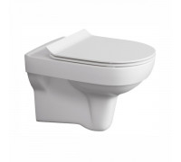 Унитаз подвесной CERSANIT CITY NEW Clean On 011 S-MZ-CITY-COn-S-DL-w сиденье дюрапласт