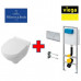 Унитаз подвесной Villeroy & Boch O.NOVO 5660 1001  и инсталяция Viega 673192