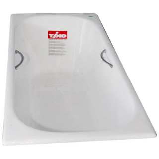 Ванна чугунная 150x70 Timo Standard 3V 150 с ручками