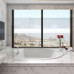 Ванна из искусственного камня NS Bath NSB-18140G 186x146 см, глянцевая поверхность